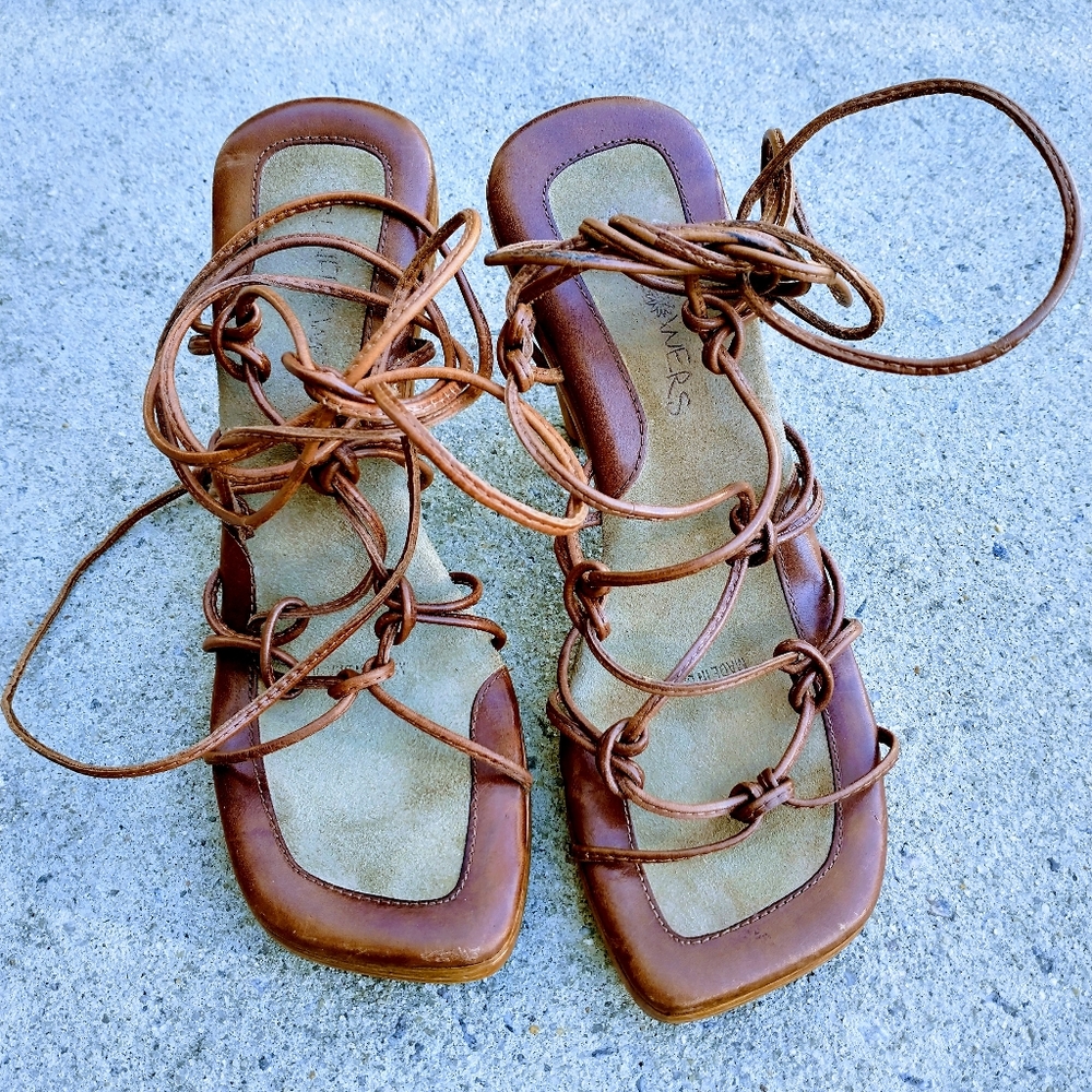 SLINFL WERS Lace-up Strappy Women's shoes - Picture 2 of 10